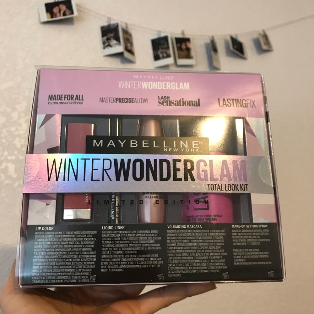 Maybelline Winter Wonderglam Total Look Kit